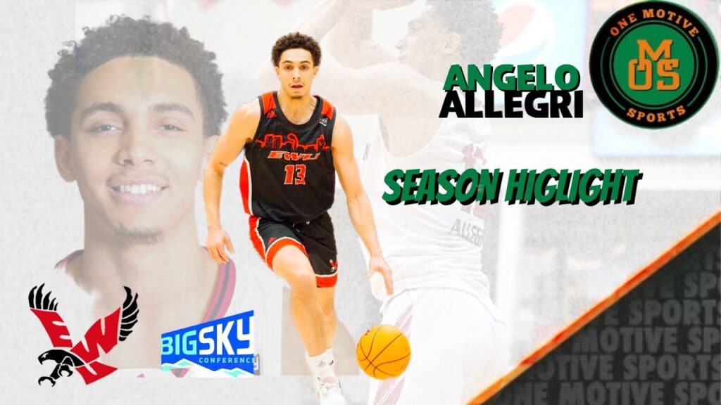 angelo allegri eastern washington season highlight 67 creative sharp shooting wing elite player