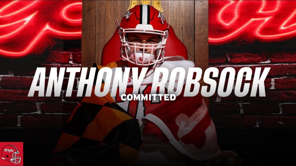 anthony robsock maryland football nsd 2024