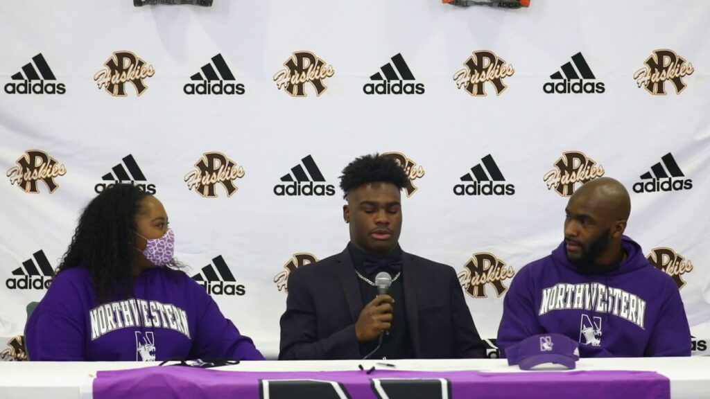 anthony tyus iii signs letter of intent to play football at northwestern