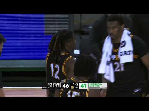 appalachian st myles tate vs marshall full highlights february 24 2024 2023 24 ncaa season