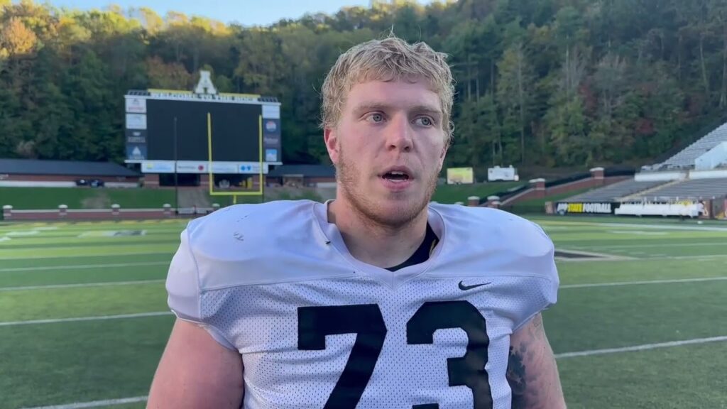 appalachian state offensive lineman garner langlo discusses his desire to be a utility lineman