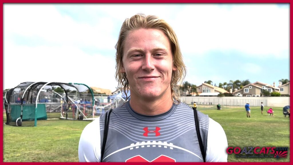 arizona bound receiver jackson holman mission viejo hs recaps recent commitment to the wildcats