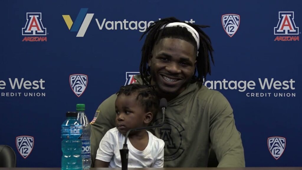 arizona football press conference jai ayviauynn celestine emmanuel karnley 1