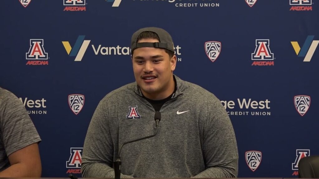 arizona football press conference keanu mailoto taitai uiagalelei dominic lolesio