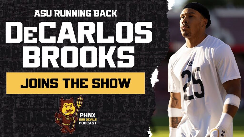 arizona state running back decarlos brooks joins the show