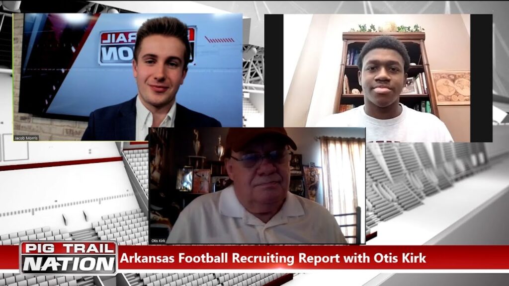 arkansas commit preston davis joins the arkansas football recruiting report 2 18 24