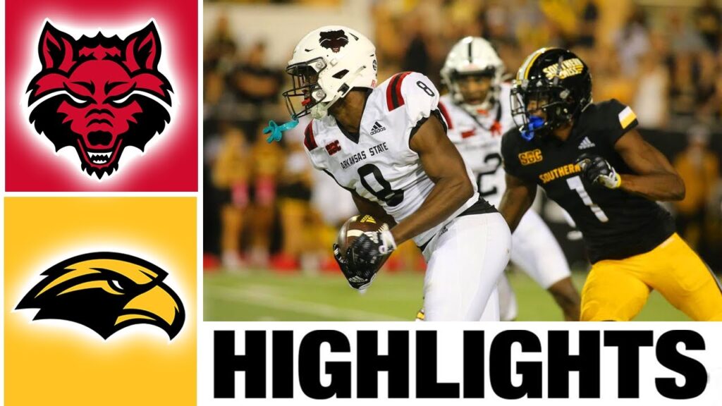 arkansas state vs southern miss highlights college football week 4 2023 college football