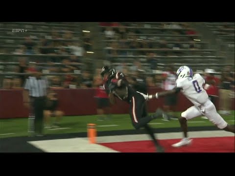 arkansas state wr corey rucker insane game winning touchdown catch vs central arkansas