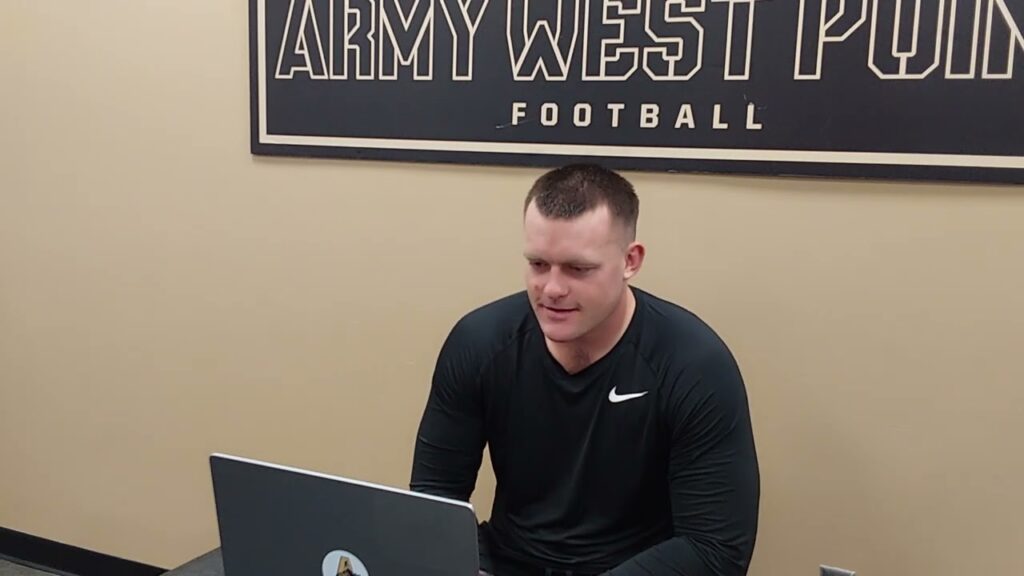 army football ot 60 connor finucane from baton rouge la on playing 5th year