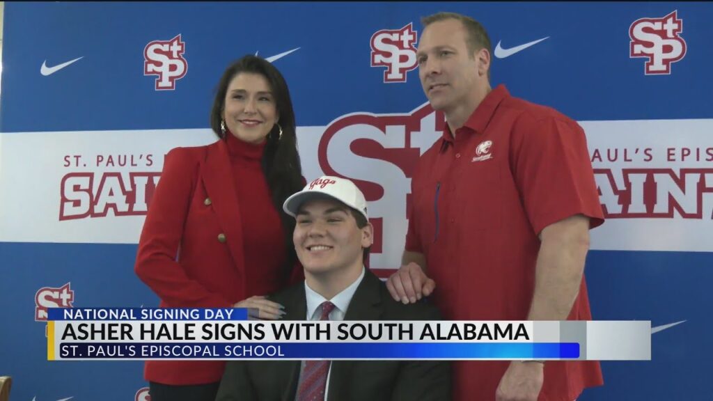 asher hale signs with south alabama