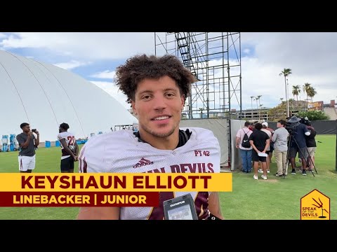 asu lb keyshaun elliott on new helmet comms leadership and more