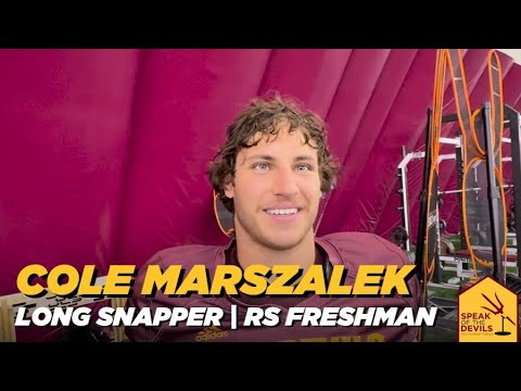 asu long snapper cole marszalek on snaps special teams growth