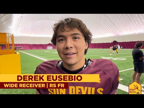 asu wr derek eusebio on his growth excitement for the season