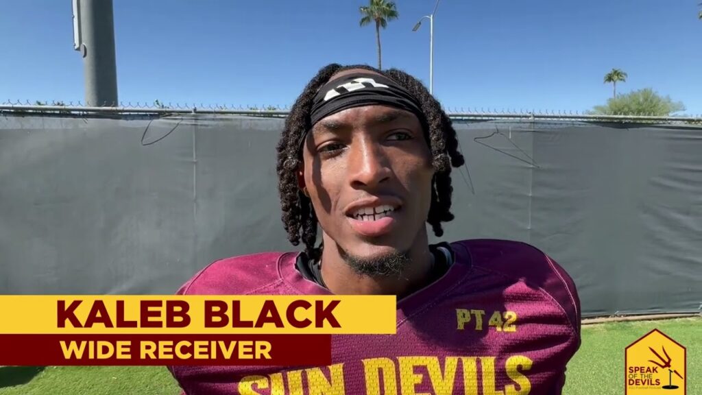 asu wr kaleb black on his collegiate debut and freshman goals