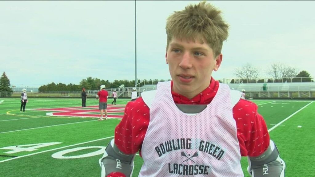 athlete of the week evan brandt of bowling green high school