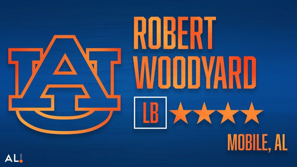 auburn 2022 signees 4 star lb robert woodyard highlights