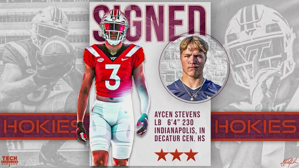 aycen stevens signs with virginia tech