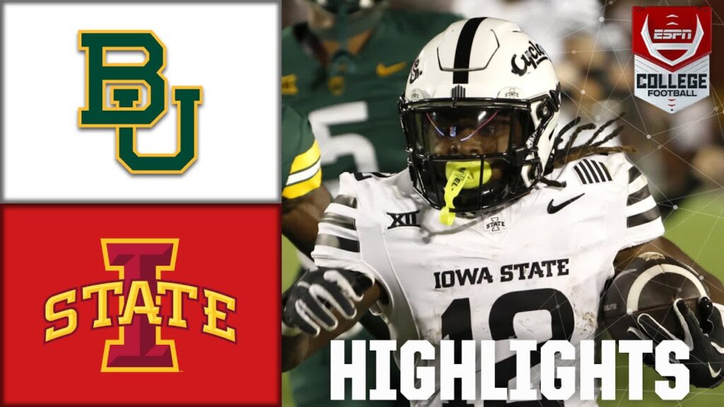 baylor bears vs iowa state cyclones full game highlights espn college football