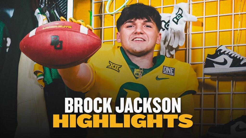 baylor football brock jackson highlights national signing day 2024