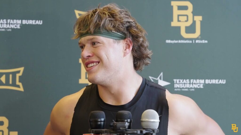 baylor football garrison grimes media availability august 12 2024