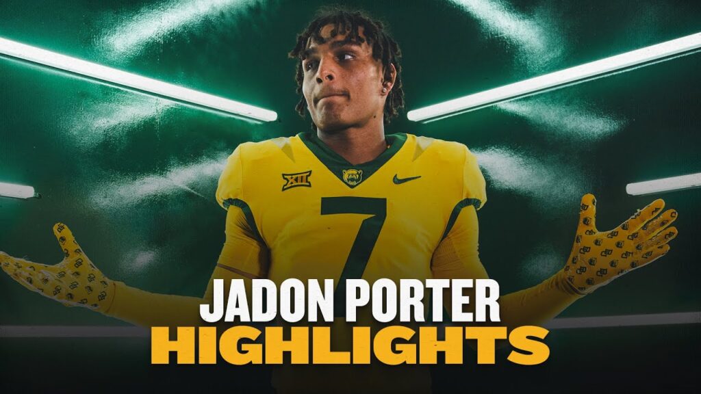 baylor football jadon porter highlights national signing day 2024