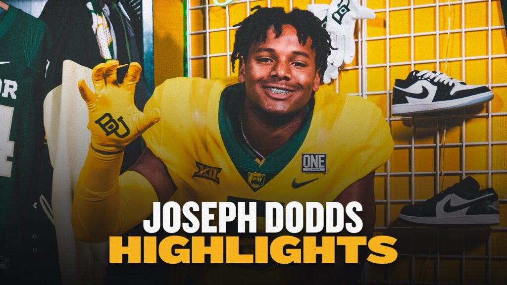 baylor football joseph dodds highlights national signing day 2024