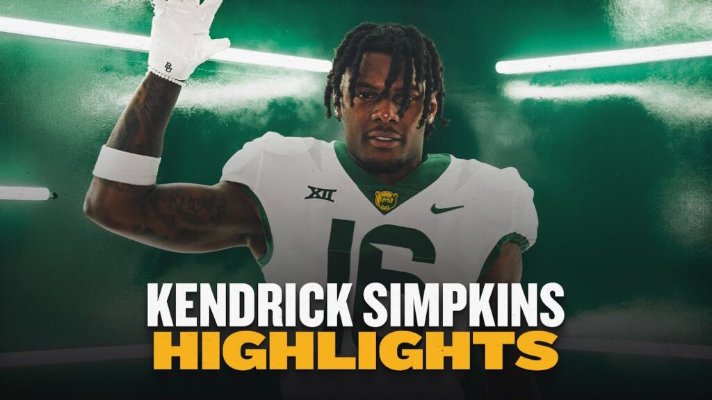 baylor football kendrick simpkins highlights national signing day 2024