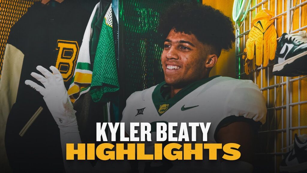 baylor football kyler beaty highlights national signing day 2024