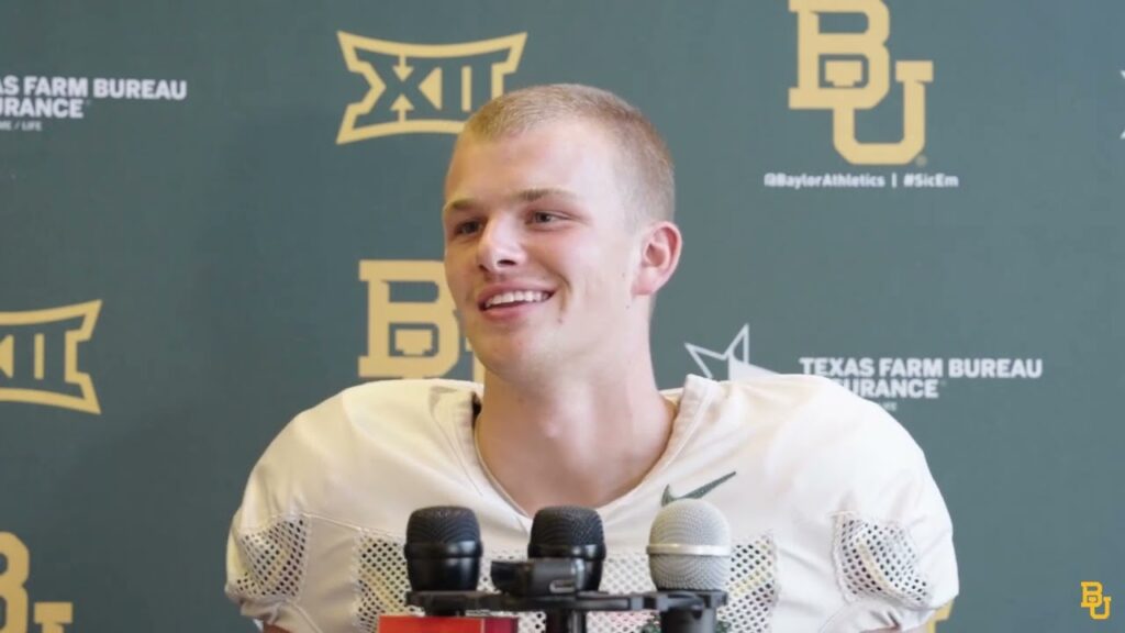 baylor football palmer williams media availability august 12 2024