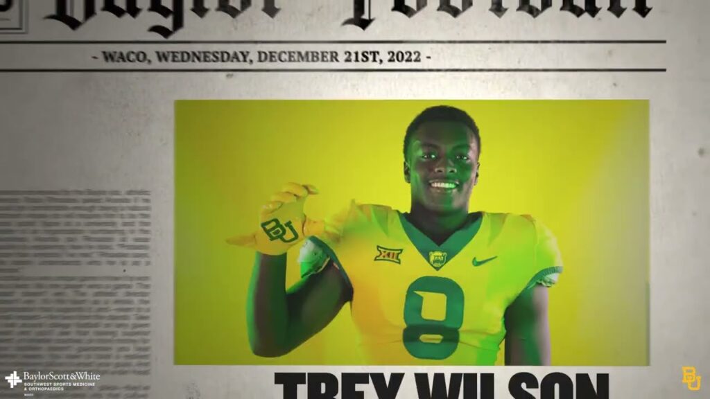 baylor football trey wilson highlights