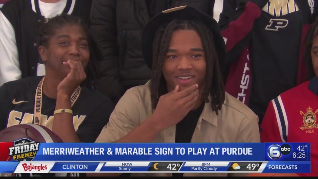 beardens jaheim merriweather and clintons dmon marable sign to play football at purdue