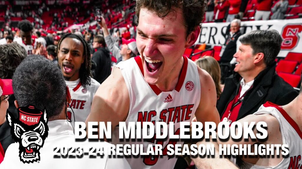 ben middlebrooks 2023 24 regular season highlights nc state forward