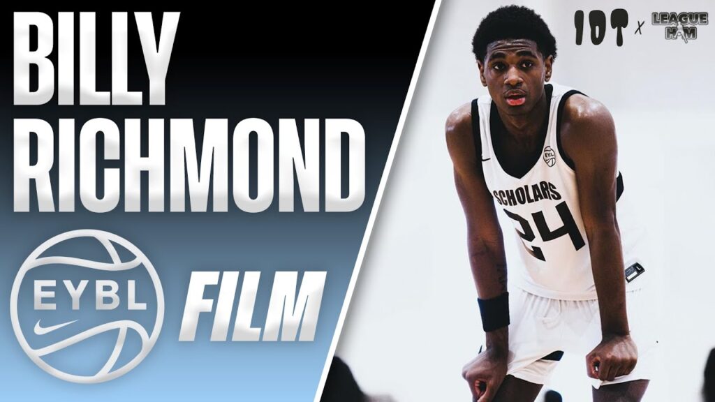 billy richmond 2023 eybl highlights 66 slashing wing arkansas signee