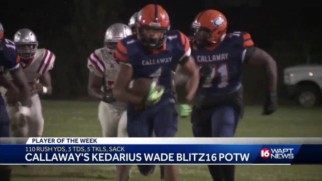 blitz 16 player of the week kedarius wade