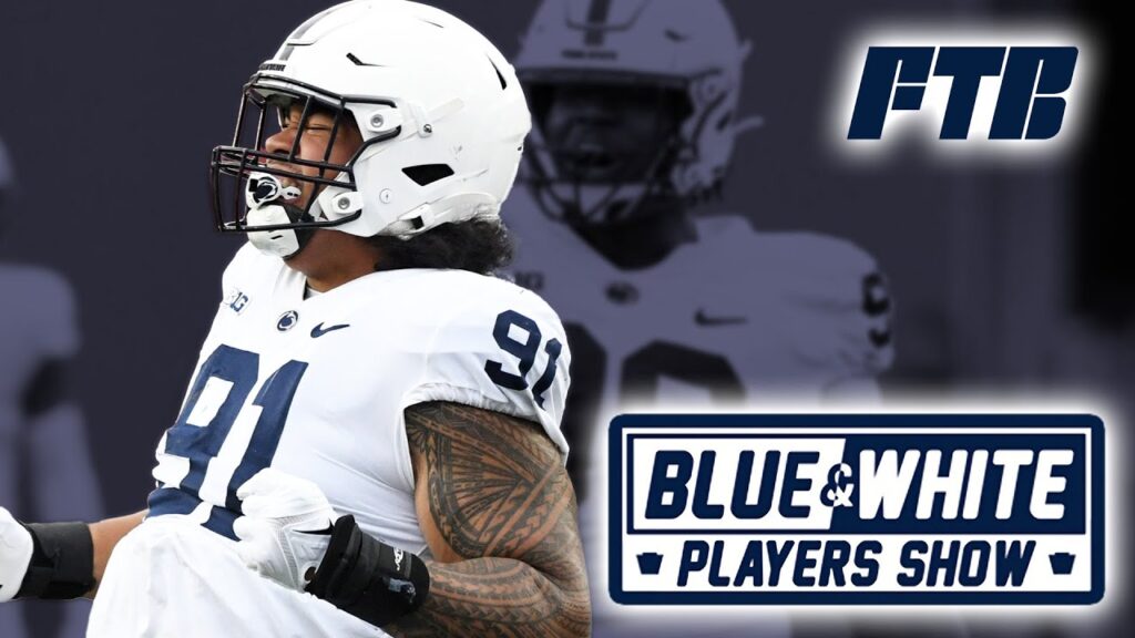 blue white players show penn state dt dvon j thomas