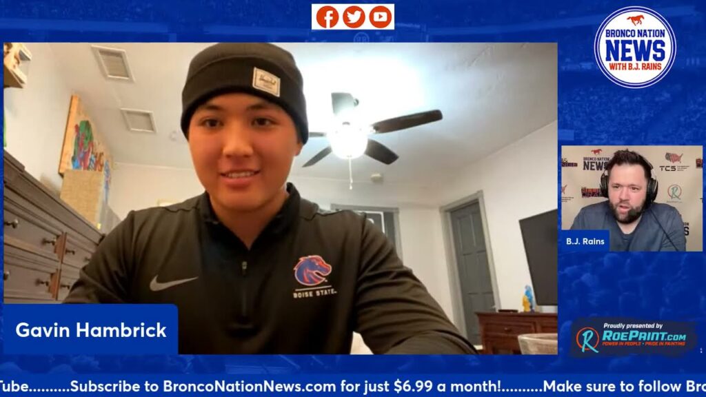 bnn recruiting a chat with boise state football commit gavin hambrick