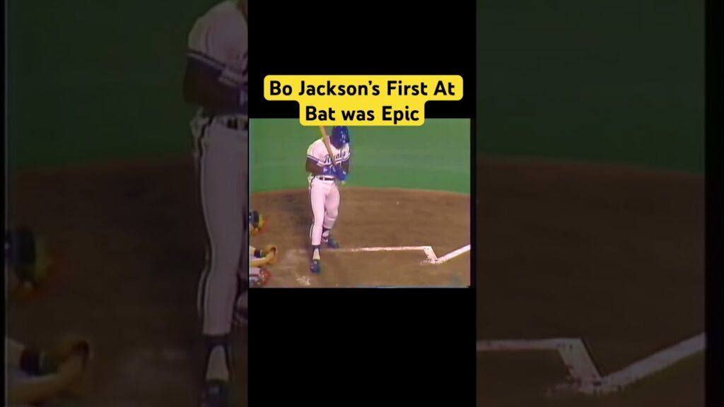 bo jacksons first at bat was epic