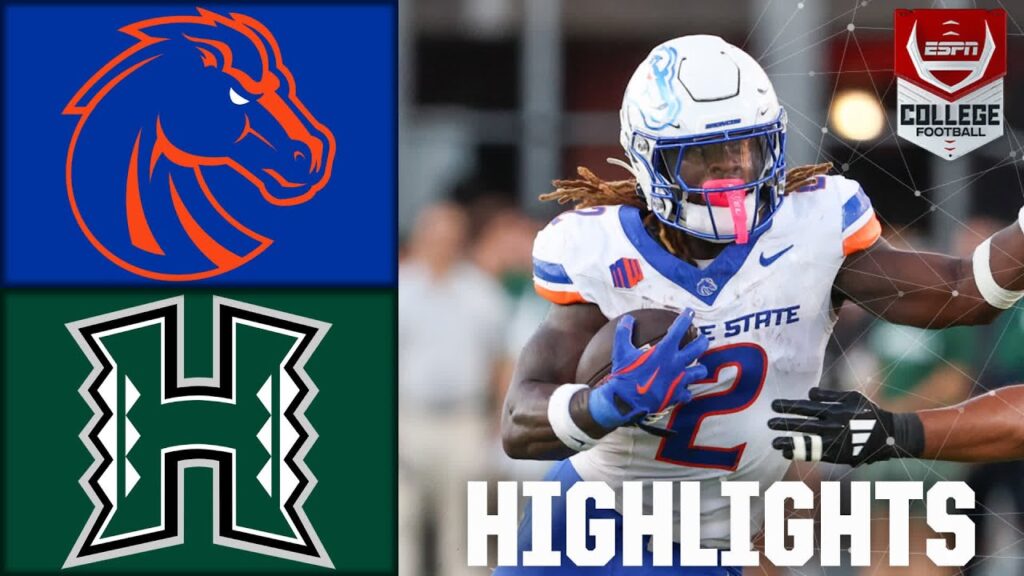 boise state broncos vs hawaii rainbow warriors full game highlights espn college football