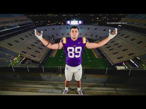 boise state lands commitment from former lsu tight end connor gilbreath