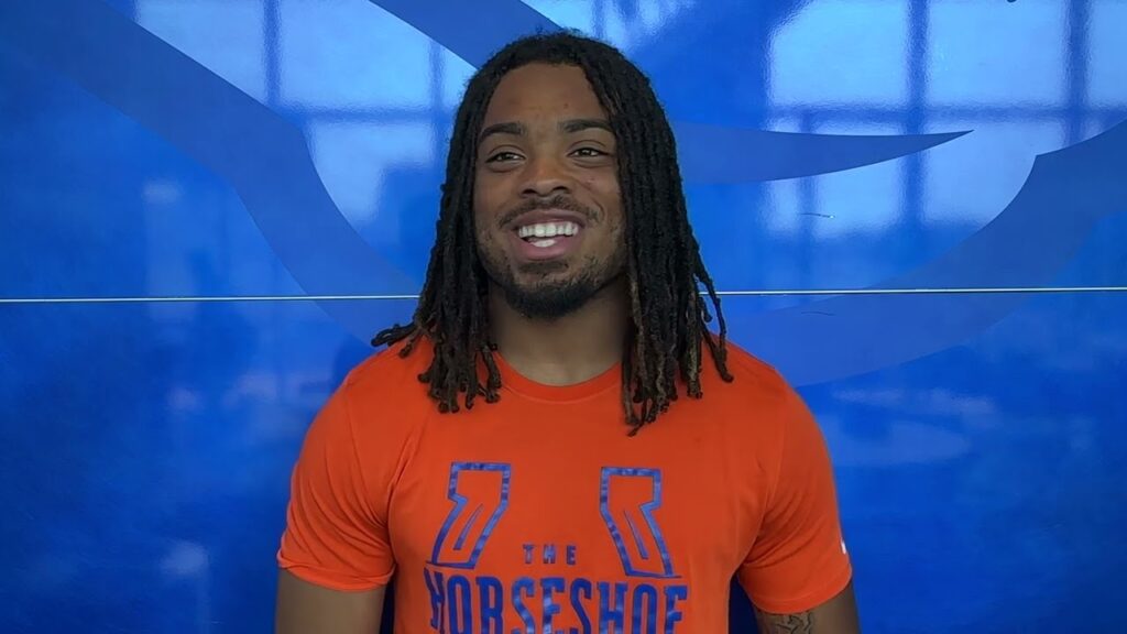 boise state safety zion washington talks with bnn after practice