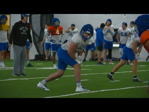 boise state tight end matt lauter continues to impress