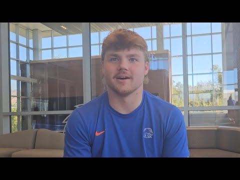 boisestate tight end matt wagner spoke about his 1st career catch ashton jeanty and much more