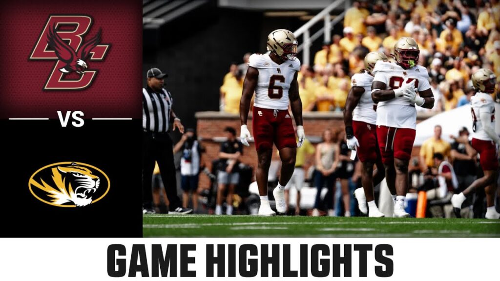 boston college vs missouri game highlights 2024 acc football