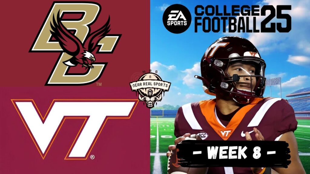 boston college vs virginia tech week 8 college football 25 predictions