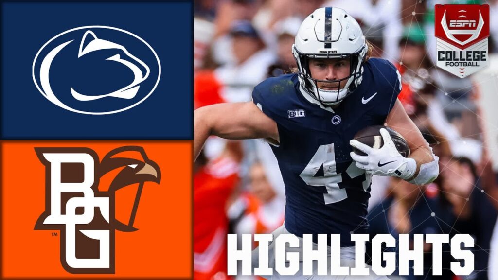 bowling green falcons vs penn state nittany lions full game highlights espn college football