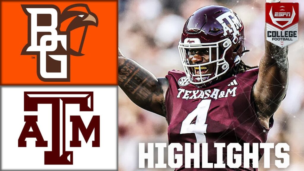 bowling green falcons vs texas am aggies full game highlights espn college football