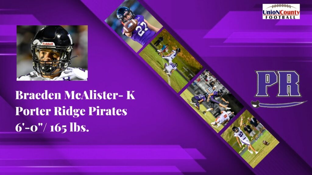 braeden mcalister 22 k porter ridge pirates