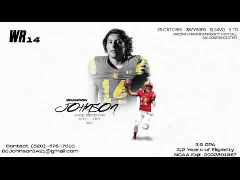 brandon johnson 14 arizona christian university highlights