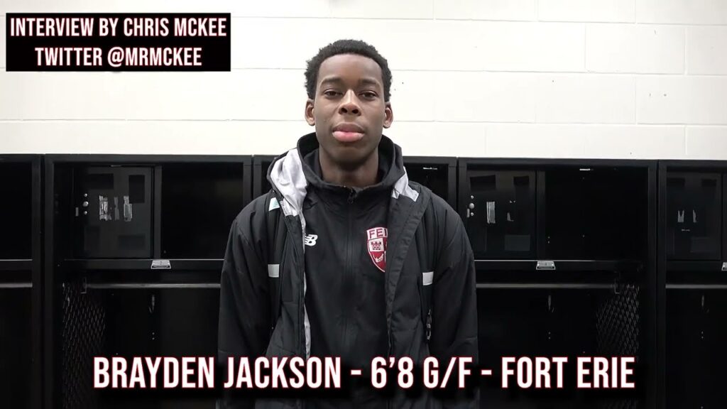 brayden jackson fort erie highlights interview dec 6 2023 class of 2024