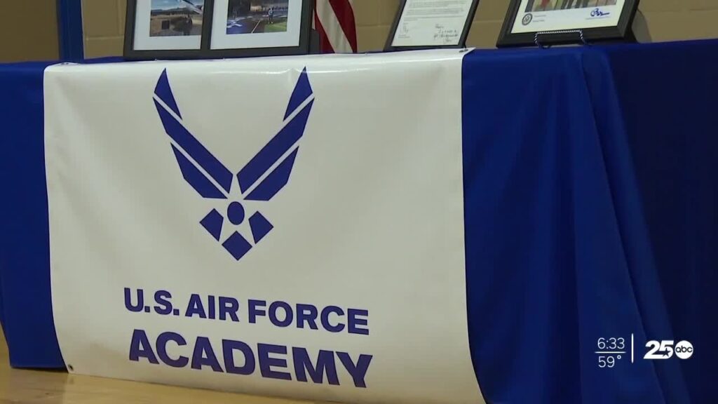 brazos christian senior receives u s air force acceptance